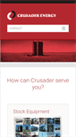 Mobile Screenshot of crusaderenergy.ca